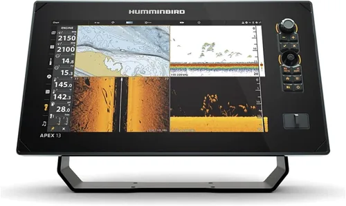Vista 11 de Humminbird APEX CHARTPLOTTER GPS Fish Finder with Transducer, MEGA Side Imaging+ & HD Touchscreen Display