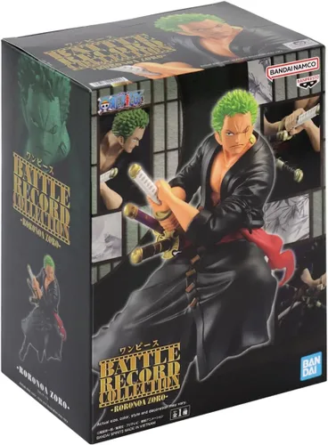 Vista 4 de Banpresto - Una pieza - Roronoa Zoro, figura de colección de discos de batalla de Bandai Spirits
