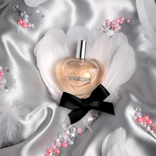 Vista 2 de Bebe Luxe Eau de Parfum Spray para mujer, fragancias florales de larga duración para mujer, notas de mango, rosa, jazmín, peonía, perfume
