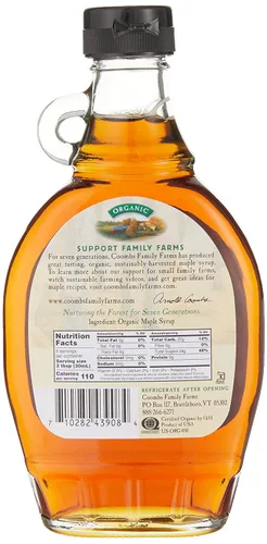 Vista 2 de Coombs Family Farms - Jarabe de arce orgánico grado B - 8 oz.
