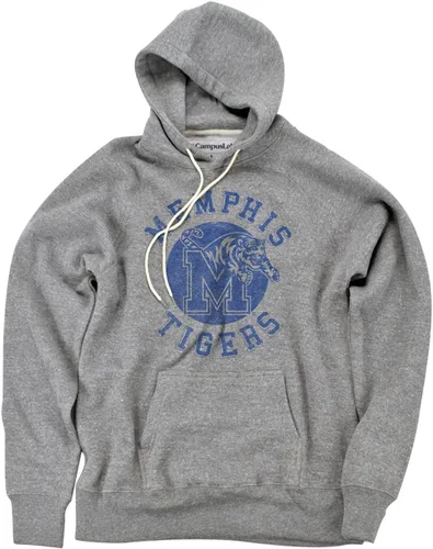 Vista 23 de Campus Lab Collegiate Classic Retro Stamp - Sudadera con capucha unisex para adultos