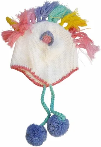 Vista 2 de Huggalugs Gorro de unicornio para bebés, niños pequeños y adultos