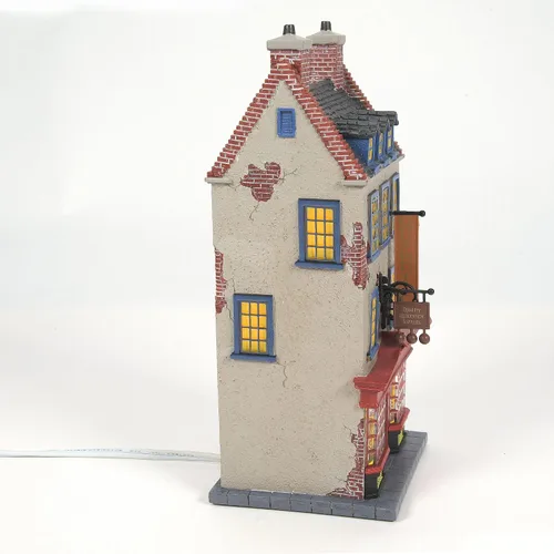 Vista 4 de Department 56 Harry Potter Village - Suministros de Quidditch de calidad para edificio iluminado, 8.58 pulgadas, multicolor