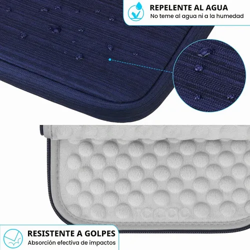 Vista 3 de Lacdo Funda para iPad mini 7, estuche para iPad mini 7 (A17 Pro)/6/5/4/3/2, Samsung Galaxy Tab A7 Lite de 8,7" / Galaxy Tab A de 8,0", funda Azul