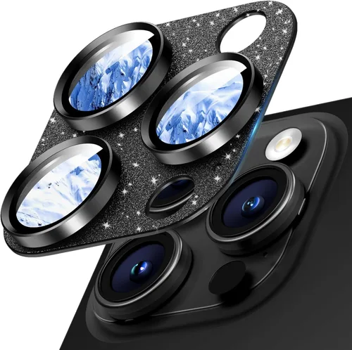 Vista 21 de Protector de lente de cámara para iPhone 15/iPhone 15 Plus/iPhone 14/iPhone 14 Plus, pantalla de cubierta de cámara de vidrio templado de aleación
