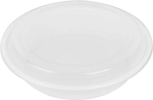 Vista 23 de Asporto - Cajas para llevar de 16 onzas, 50 recipientes de alimentos para llevar para microondas, tapas de plástico transparente incluidas, no Negro