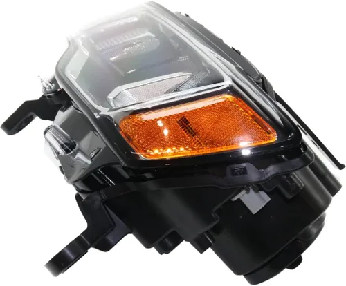 Vista 6 de Para Jeep Grand Cherokee 2017 2018 2019 2020 2021 lado del conductor de faros delanteros Tipo estándar Carcasa cromada Certificado CAPA