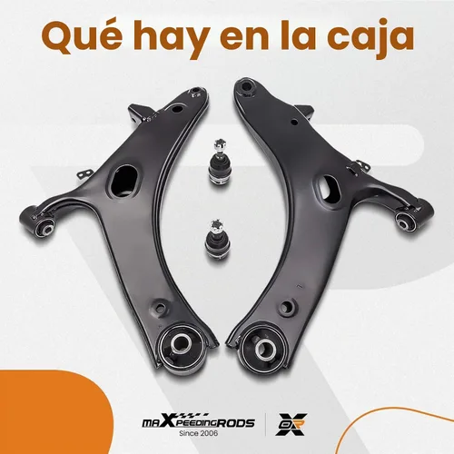 Vista 5 de maXpeedingrods 2 brazos de control inferiores delanteros para Subaru