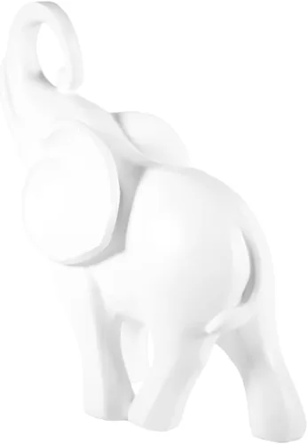 Vista 6 de Estatua de elefante de 15 pulgadas. La decoración de elefante trae buena suerte, salud y fuerza. Regalos de elefante para mujeres, regalos
