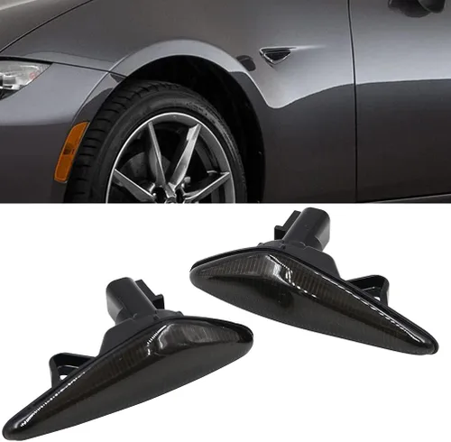 Vista 5 de Luces LED dinámicas de marcador lateral ámbar para M-azda Miata MX5 2016-2021