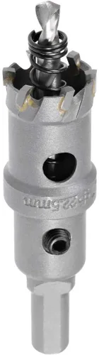 Vista 13 de Sierra de agujero TCT de 0.551 in, 9/16 pulgadas de diámetro de corte de carburo de tungsteno, abridor de agujeros con punta de carburo