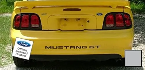 Vista 10 de Letras de inserción para parachoques trasero, calcomanías para Ford Mustang GT Negro (Mate) - CBM (se ajusta a 1994-1998)