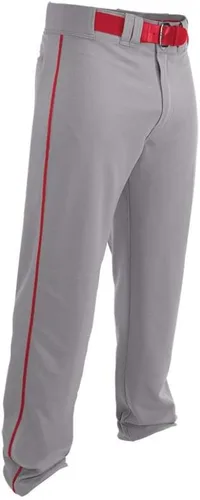 Vista 3 de EASTON RIVAL 2 Pantalón de béisbol y sóftbol con canaletas Adulto Piped Blanco/Negro