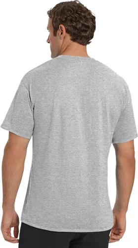 Vista 2 de Champion - Camiseta clásica suave y cómoda para hombres, (regular o grande y alto)