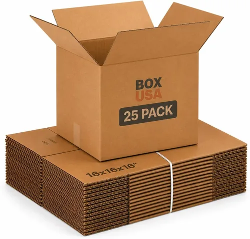 Vista 6 de Paquete de 25 cajas de cartón corrugado de envío 6x6x6