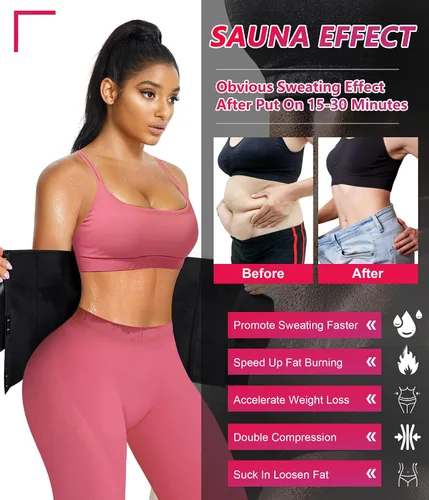 Vista 2 de TrainingGirl - Cinturón para entrenamiento de cintura para mujer