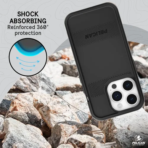 Vista 8 de Pelican Protector Series - Funda para iPhone 15 Pro de 6.1 pulgadas [compatible con MagSafe], funda magnética para teléfono con tecnología