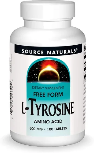 Vista 6 de Source Naturals Suplemento de aminoácidos de forma libre de L-tirosina - 50 Tabletas