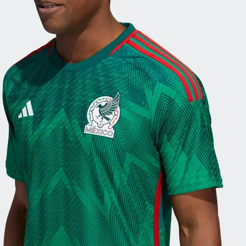 Vista 5 de adidas México 22 Home Authentic Jersey Hombre