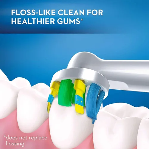Vista 4 de Oral-B - Cabezales de cepillo de repuesto de acción de hilo dental, 8 piezas