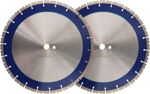 Vista 10 de SHDIATOOL Hoja de sierra de hormigón de 14 pulgadas con segmentos turbo premium soldados con láser corte seco o húmedo