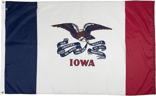 Vista 11 de FlagSource Bandera del estado de Alabama, material de nailon 200D con certificación FMAA, resistente, fabricada en Estados Unidos, resistente a
