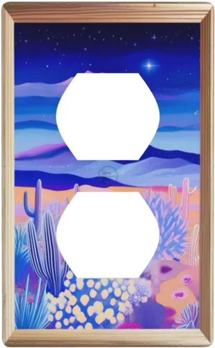 Vista 13 de Cubiertas Decorativas para Interruptores de Luz Arte de Pájaros BirdArt 1 Gang Salida Dúplex Individual Placa de Pared Placa de Interruptor Placa
