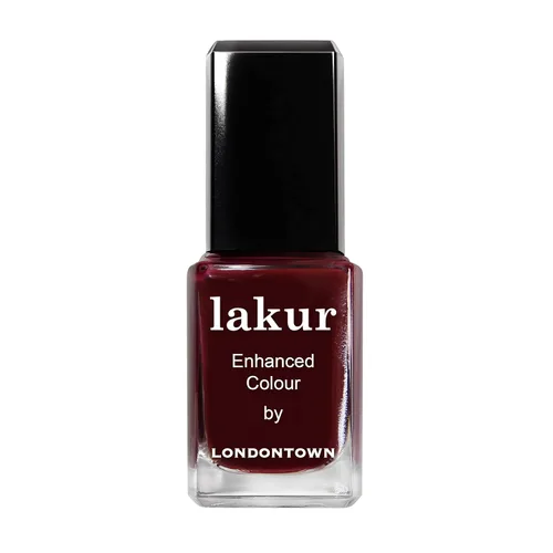 Vista 25 de LONDONTOWN Lakur Nail Polish - Red, Long-Lasting, Streak-Free, Chip-Resistant 21+ Free Non-Toxic Vegan Nail Color, Strengthens & Hydrates Nails