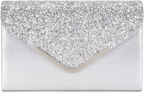 Vista 4 de Bolso cruzado pequeño de noche para mujer, bolso cruzado para baile de graduación, bolsas de hombro clásicas para bodas, fiestas