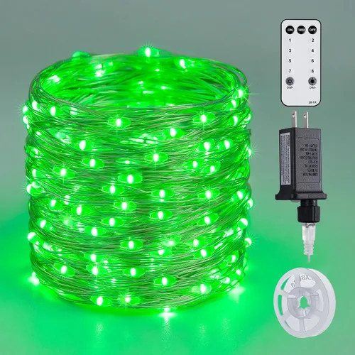 Vista 6 de JMEXSUSS VFairy Lights Luces de Navidad Enchufables Naranja Morado