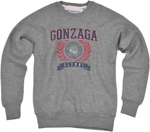 Vista 45 de Campus Lab Collegiate Classic Alumni Seal - Sudadera unisex con cuello redondo para adultos