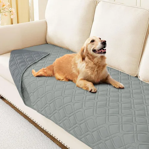 Vista 156 de hyha - Manta impermeable para cama de perro, mantas suaves para mascotas, funda impermeable para sofá para perros, fundas reversibles lavables