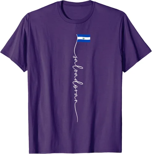 Vista 61 de Camiseta con la bandera salvadoreña de El Salvador