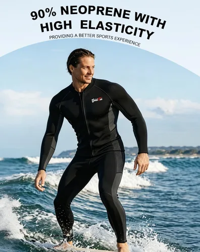 Vista 3 de GoldFin Pantalones de neopreno para hombre de 0.079 in Negro