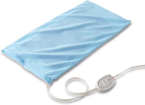 Vista 2 de Manta eléctrica térmica Jarden Consumer-Domestic 731-500 para alivio del dolor causado por la artritis, 12 x 15 pulgadas, de Sunbeam, 731-500, Azul