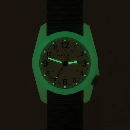 Vista 4 de BERTUCCI 11028 A-2R Dx3 Field - Reloj analógico para hombre, Blanco, Reloj de campo