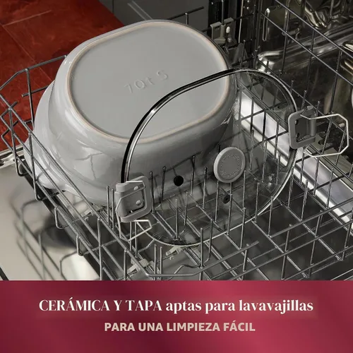 Vista 6 de Crockpot olla de cocción lenta programable de 7 cuartos de galón portátil con Sous Vide, acero inoxidable