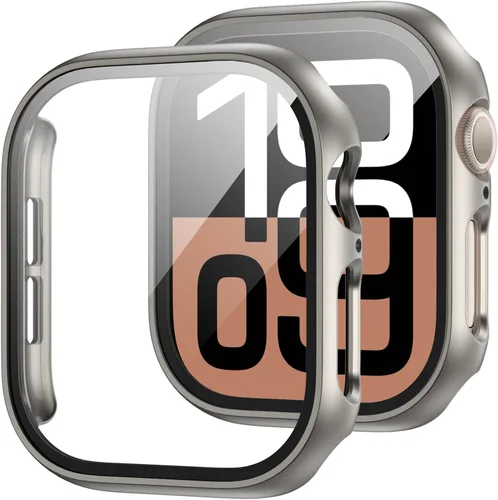 Vista 35 de JZK - 2 fundas con protector de pantalla de vidrio templado para Apple Watch Series 3/2/1 de 38 mm, ultradelgadas, de cobertura completa Negro/Negro