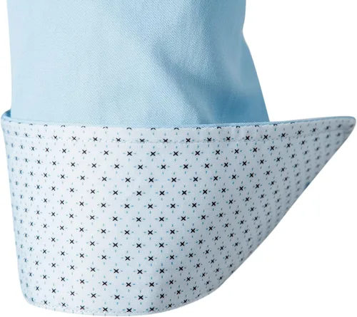 Vista 4 de MUSE FATH Camisa de vestir para hombre, casual, de ajuste regular, manga larga