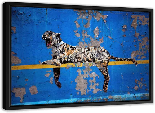 Vista 23 de Arte en lienzo de Banksy para pared, decoración del hogar, lienzo pre-estirado - varios tamaños