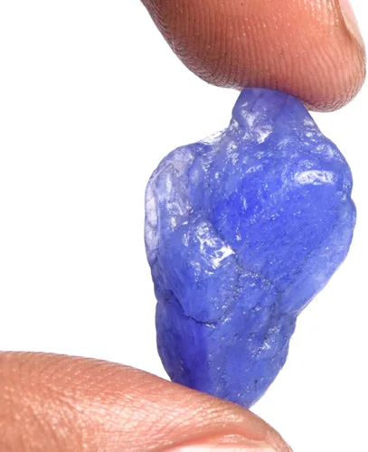 Vista 3 de Gemhub - Cristal curativo zafiro azul (12,15 quilates, certificado EGL)