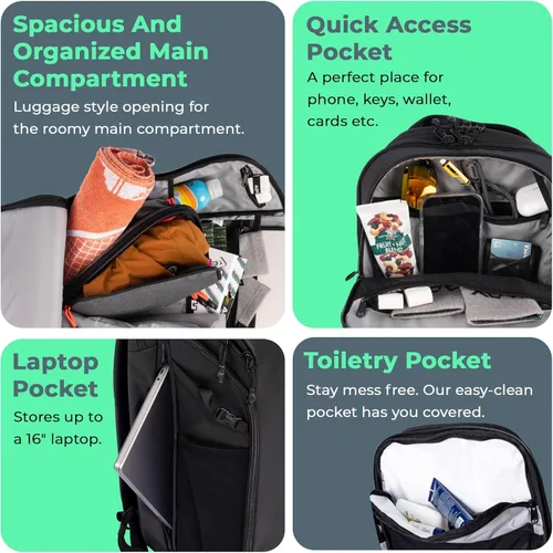 Vista 3 de ADV Tennis Pro V3 - Mochila para Tenis y Pickleball V2 - Mochila Flexible