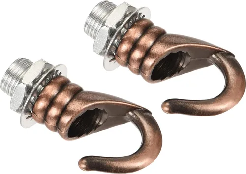 Vista 7 de YOKIVE 2 ganchos de techo de aleación M10, colgador de accesorios colgantes galvanizados Lámpara de araña colgante, ideal para el hogar