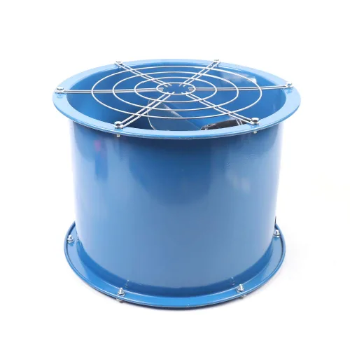 Vista 7 de Ventilador axial de 16 ''ventilador axial Ventilador 110 V 5400 m³/H Cilindro Tubo Ventilador Ventilador de Ventilación Ventilador Industrial