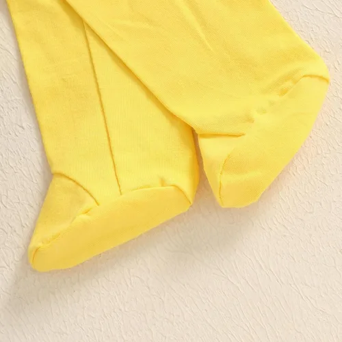 Vista 7 de Madjtlqy Disfraz de Halloween para bebé, ropa con capucha y calcetines largos Abeja