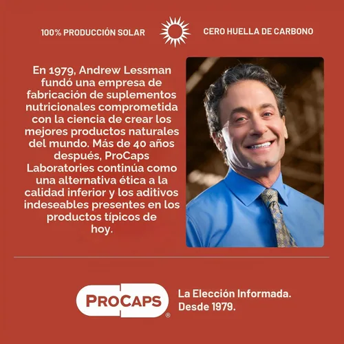 Vista 7 de Andrew Lessman ProCaps Probiotic 25 mil millones de CFU 30 cápsulas para mujeres y hombres