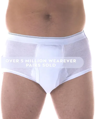 Vista 11 de Wearever Calzoncillos de incontinencia para hombre para control de la vejiga con súper absorción, ropa interior reutilizable y lavable a prueba