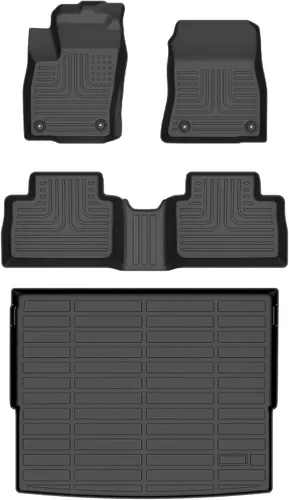 Vista 42 de Alfombrillas para Jeep Compass 2007-2016/2007-2016 Jeep Patriot/Dodge Caliber 2007-2012 para todo tipo de clima con forro de carga para automóvil