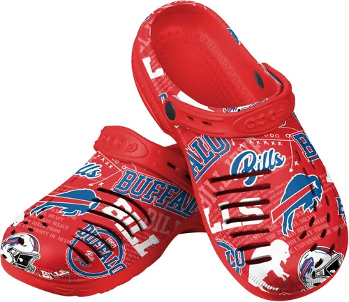 Vista 19 de FOCO Arizona Cardinals NFL Mens Historic Print Clog with Strap