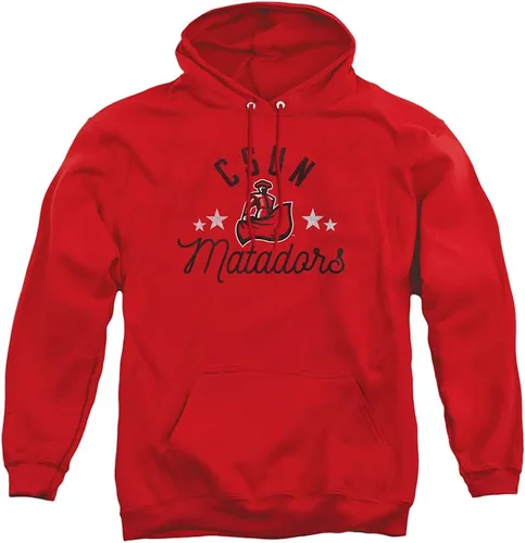 Vista 180 de LOGOVISION Colección oficial de sudaderas con capucha para adultos con capucha de la mascota desgastada Abilene Christian Wildcats